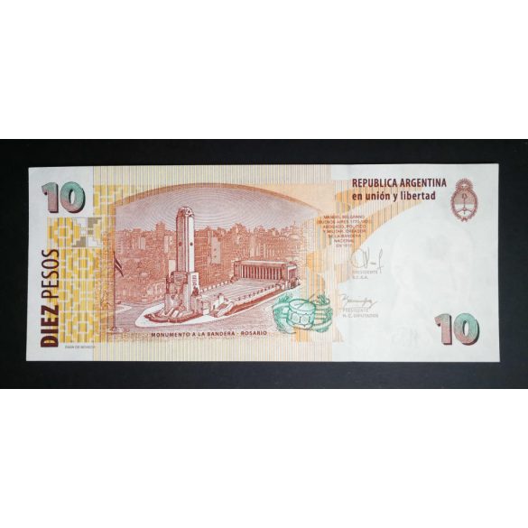 Argentina 10 Pesos 2014 UNC