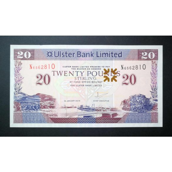 Northern Ireland 20 Pounds 2015 UNC-
