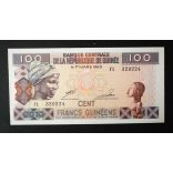 Guinea 100 Francs 2012 Unc