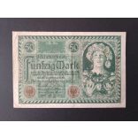 Germany 50 Mark 1920 VF
