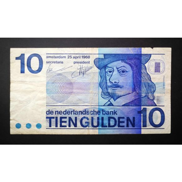 Hollandia 10 Gulden 1968 F