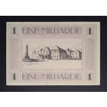 Germany Opladen Landkreises Solingen 1 Billion Mark 1923 aUNC