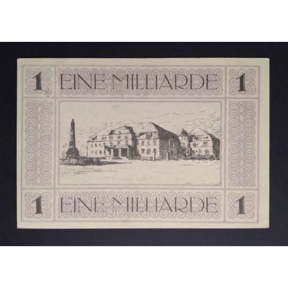 Germany Opladen Landkreises Solingen 1 Billion Mark 1923 aUNC