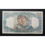 France 1000 Francs 1945 F