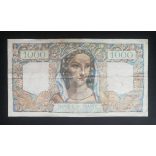 France 1000 Francs 1945 F