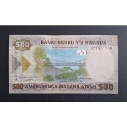 Rwanda 500 Francs 2019 UNC