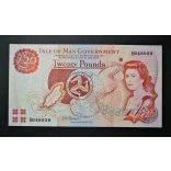 Isle of Man 20 Pounds 2002 UNC