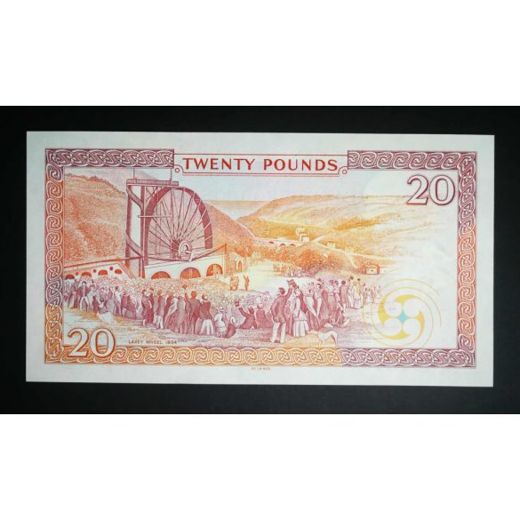 Isle of Man 20 Pounds 2002 UNC