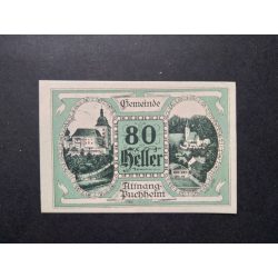 Ausztria 80 Heller 1920 Unc Attnang-Buchheim