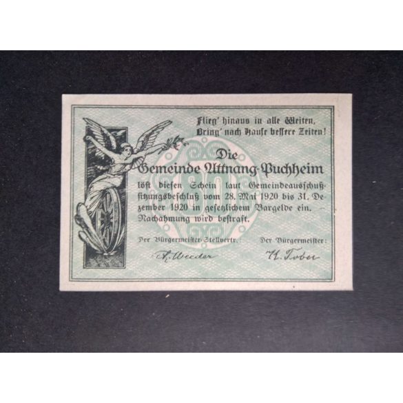 Austria 80 Heller 1920 Unc Attnang-Buchheim