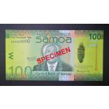 Szamoa 100 Tala 2014 UNC minta