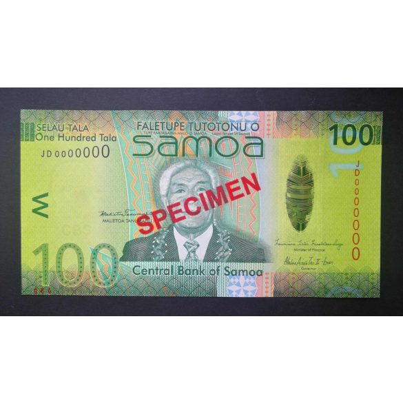 Szamoa 100 Tala 2014 UNC minta