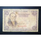 Spain 25 Pesetas 1946 VG