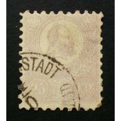 Hungary 1871 25 Kr. lithographed used 