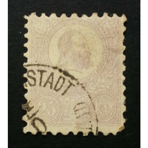 Hungary 1871 25 Kr. lithographed used 