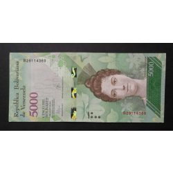 Venezuela 5000 Bolivares 2016 UNC