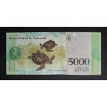 Venezuela 5000 Bolivares 2016 UNC