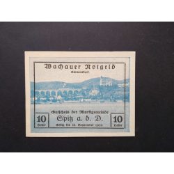 Ausztria 10 Heller 1920 Unc Spitz an der Donau, Emmersdorf