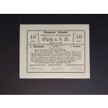 Austria 10 Heller 1920 Unc Spitz an der Donau, Emmersdorf