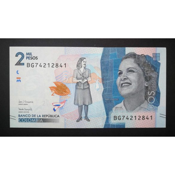 Colombia 2000 Pesos 2020 UNC