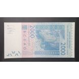 West African States Niger 2000 Francs 2022 UNC