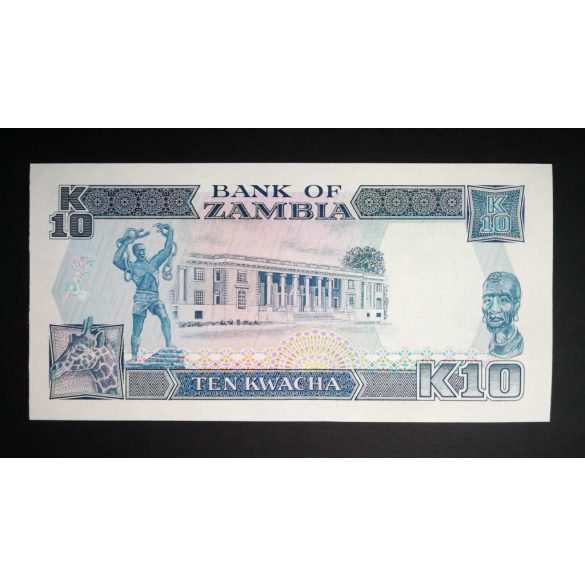 Zambia 10 Kwacha 1989 UNC 