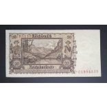 Germany 20 Reichsmark 1939 VF+