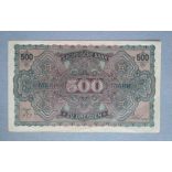 Germany 500 Mark 1922 F