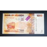 Uganda 1000 Shilings 2022 Unc