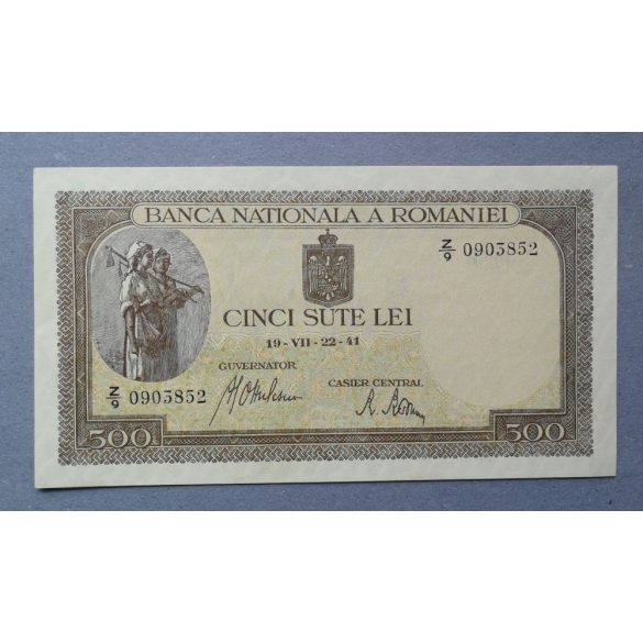 Románia 500 Lei 1941 Unc-