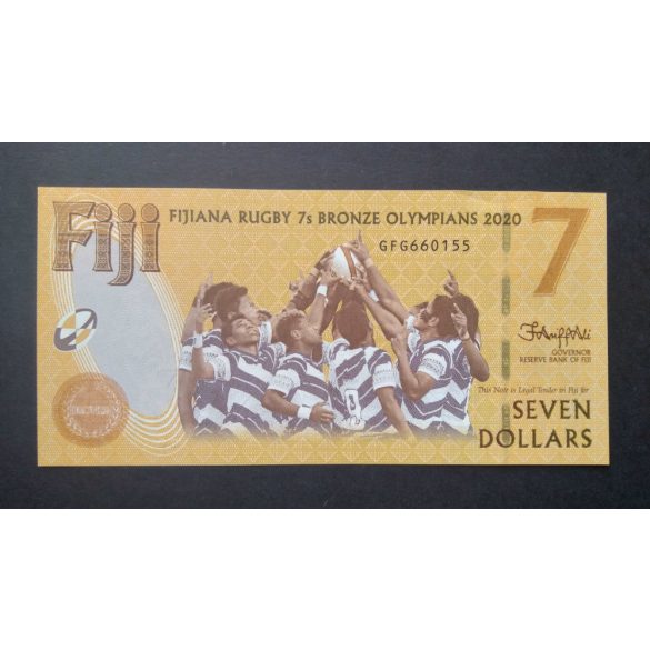 Fiji 7 Dollars UNC commemorative