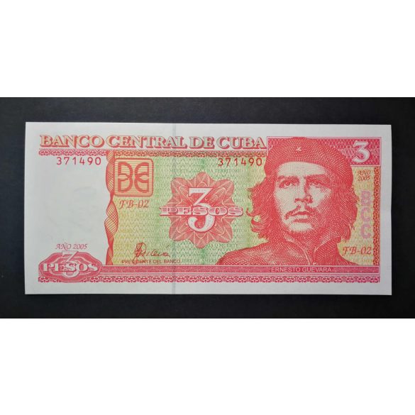 Cuba 3 Pesos 2005 Unc
