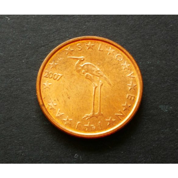 Slovenia 1 Euro Cent 2007 aUNC