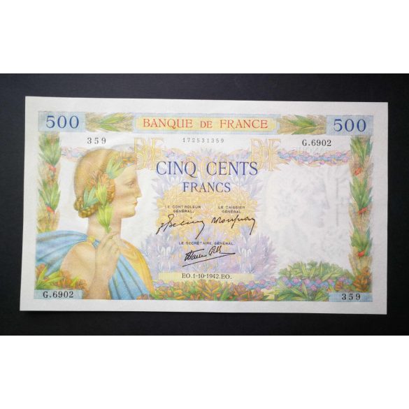 France 500 Francs 1942 AUNC+