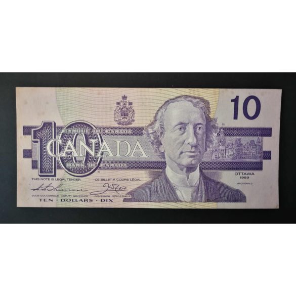Canada 10 Dollars 1989 XF