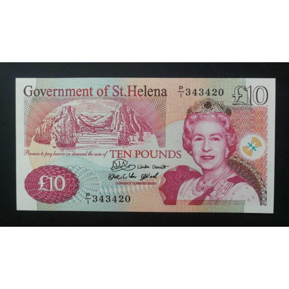 Saint Helena 10 Pounds 2004 UNC