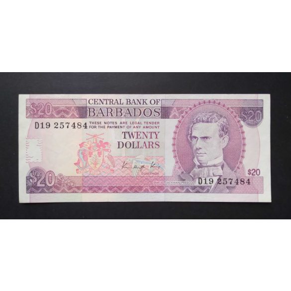 Barbados 20 Dollars 1988 VF