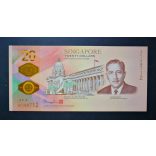 Singapore 20 Dollars 2019 UNC
