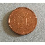 Vatikán 5 Euro Cent 2017 AUNC