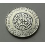 Magyarország 50 Forint 1972 ezüst, UNC, I. István emlékérme