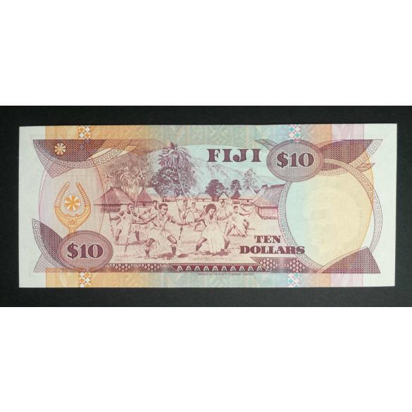 Fiji 10 Dollars 1992 UNC