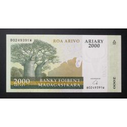 Madagascar 2000 Ariary 2008 UNC