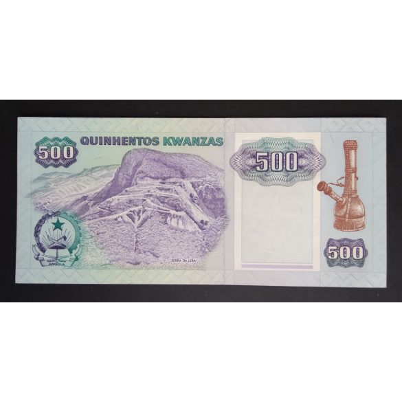 Angola 500 Kwanzas 1991 Unc