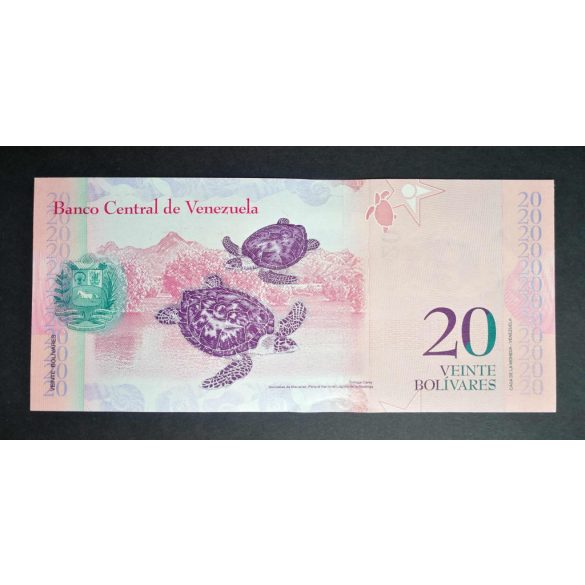 Venezuela 20 Bolivares 2014 UNC