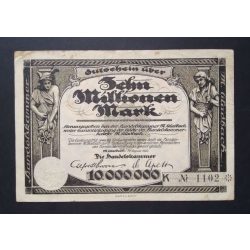 Germany 10 Million Mark Mönchengladbach 1923 VF