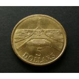 Australia 5 Dollar 1988 27.6 g parliament building aluminum-bronze