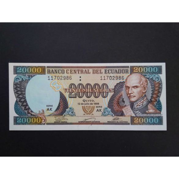 Ecuador 20000 Sucres 1999 UNC