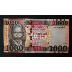 South Sudan 1000 Pounds 2021 UNC-