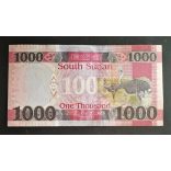 South Sudan 1000 Pounds 2021 UNC-