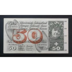 Switzerland 50 Francs 1970 F+